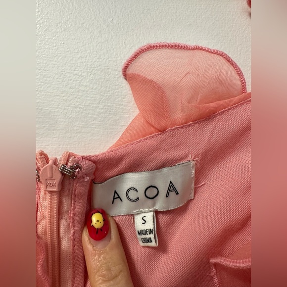 Acoa coral minidress size s - Picture 3 of 5